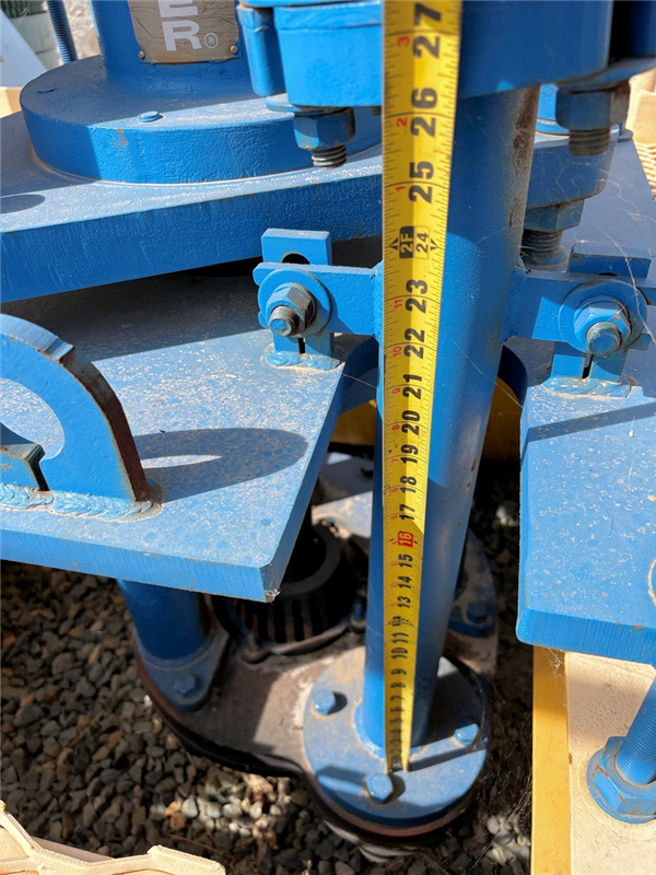 Galigher Model 2sa1-5100x24 Barge Sump Pump With 15 Hp Motor)